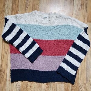 Adora Cozy Striped Sweater - Multicolor Size MEDIUM